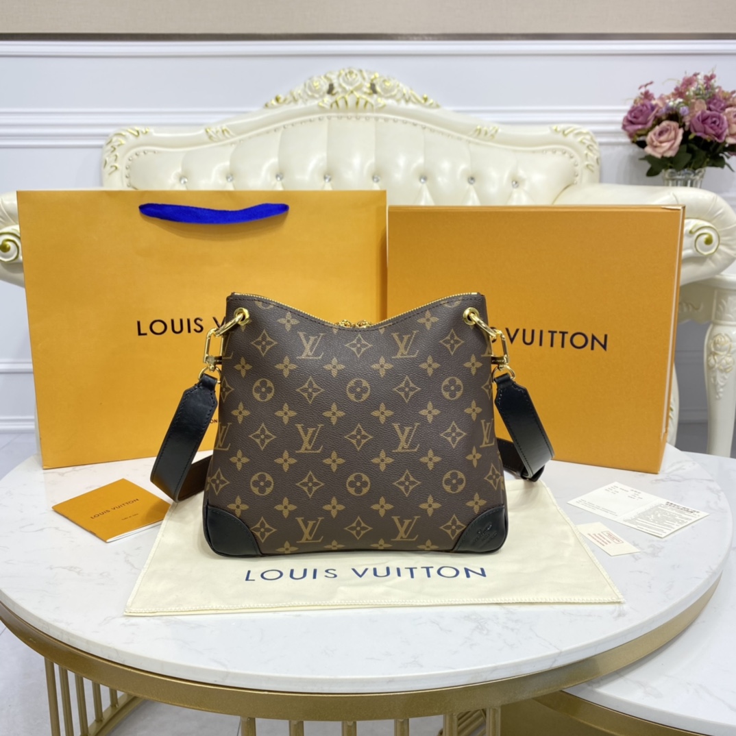 Louis Vuitton ODEON PM Handbag Monogram M45353 Black